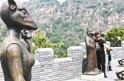 石林峽現山寨圓明園獸首像